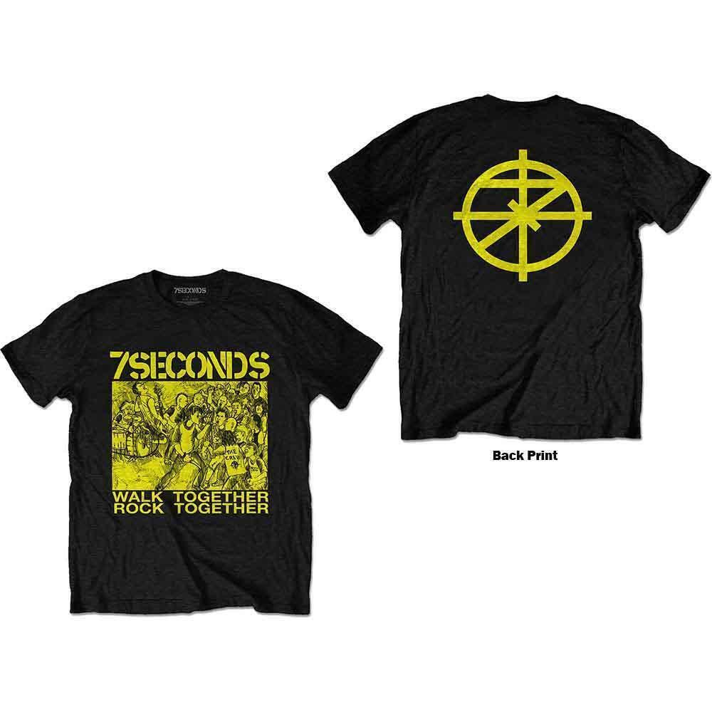 7 Seconds Unisex T Shirt Wtrt Back Print 2 Sided